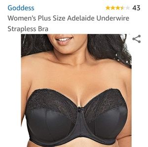 Goddess Strapless bra